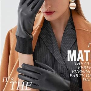 VIKIDEER Globes Winter Genuine Lambskin Leather.